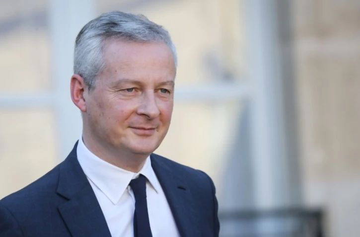 Bruno Le Maire à la sortie de l'Élysée le 14 novembre 2018