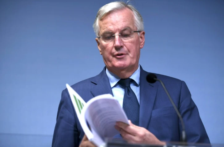 Le négociateur européen pour l'UE sur le Brexit Michel Barnier à Helsinki en Finlande le 7 novembre 2018