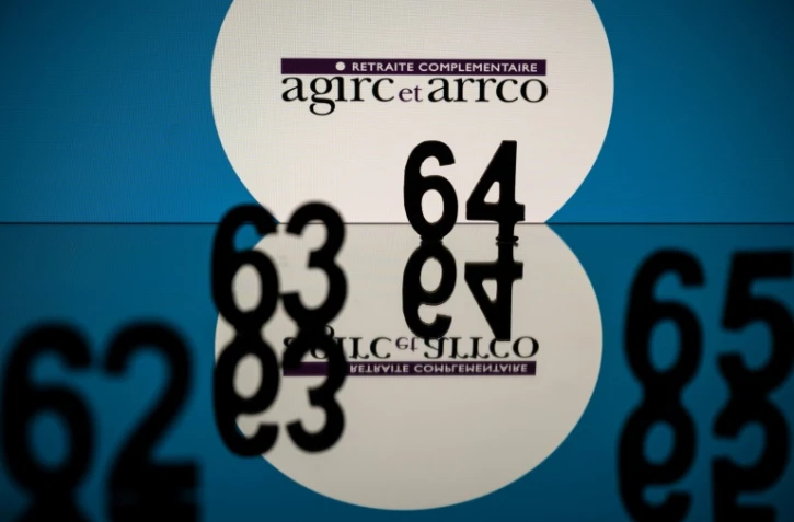 Logo de l'Agirc Arrco, le 6 janvier 2023 à Toulouse
