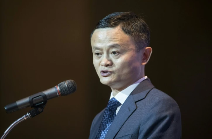 Jack Ma, co-fondateur du géant chinois Alibaba, le 19 avril 2018 à Bangkok