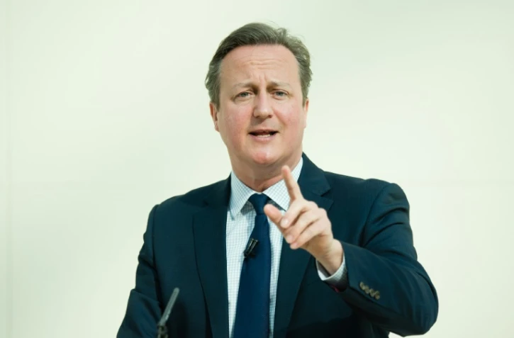 Le Premier ministre britannique David Cameron, le 9 mai 2016 à Londres
