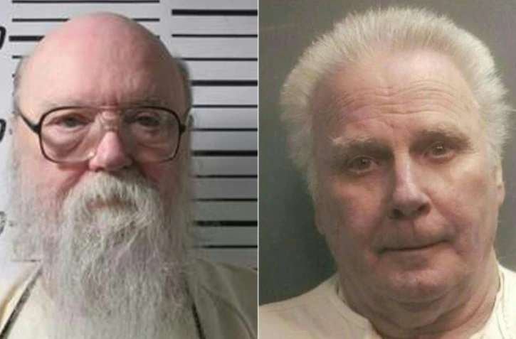 Montage photo créé le 21 avril 2022 d'Oscar Franklin Smith (à gauche, image fournie par les autorités pénitentiaires du Tennessee) et de Carl Wayne Buntion (photo fournie par les autorités du comté de Harris)