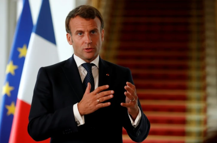 Emmanuel Macron à l'Elysée le 4 mai 2020