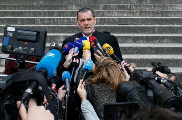 L'avocat de Salah Abdeslam, Frank Berton, le 27 avril 2016 Ă  Paris