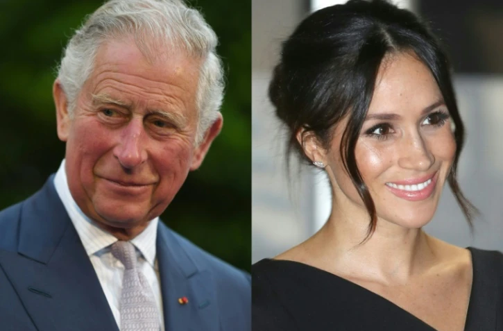Le Prince Charles et sa future belle-fille, Meghan Markle, sur un montage réalisé le 18 mai 2018