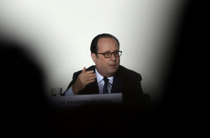 Le président français François Hollande, le 27 mars 2017 à Singapour