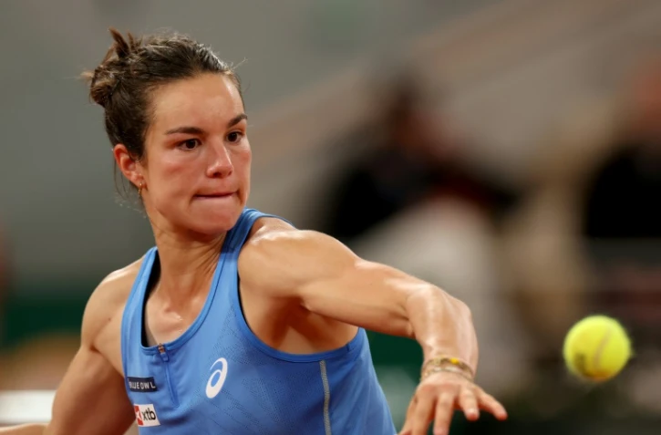 La Française Lois Boisson en quarts de finale de Roland-Garros contre la Russe Mirra Andreeva le 4 juin 2025 à Paris
