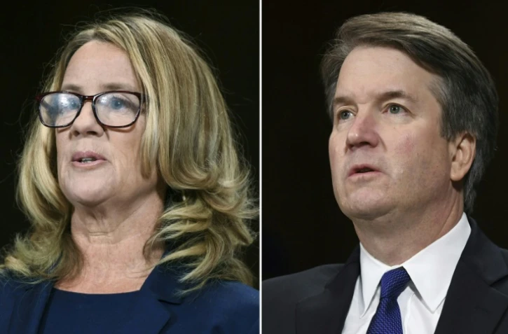Le juge Brett Kavanaugh et son accusatrice, Christine Blasey Ford, qui devrait savoir cette semaine si son témoignage aura permis de barrer au magistrat la route vers la Cour suprême des Etats-Unis