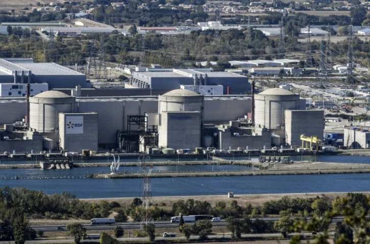 La centrale nucléaire de Tricastin en octobre 2017, dans la Drôme
