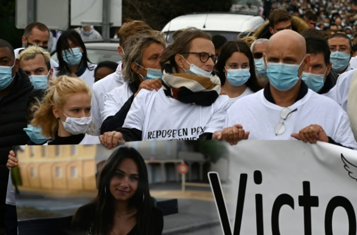 Marche blanche en mémoire de Victorine Dartois le 4 octobre 2020 à Villefontaine