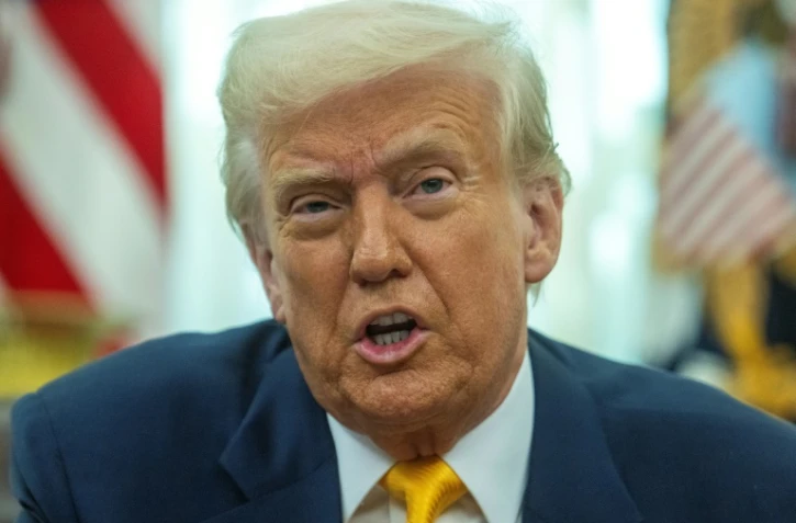 Le président américain Donald Trump dans le Bureau ovale de la Maison Blanche, le 7 mars 2025 à Washington