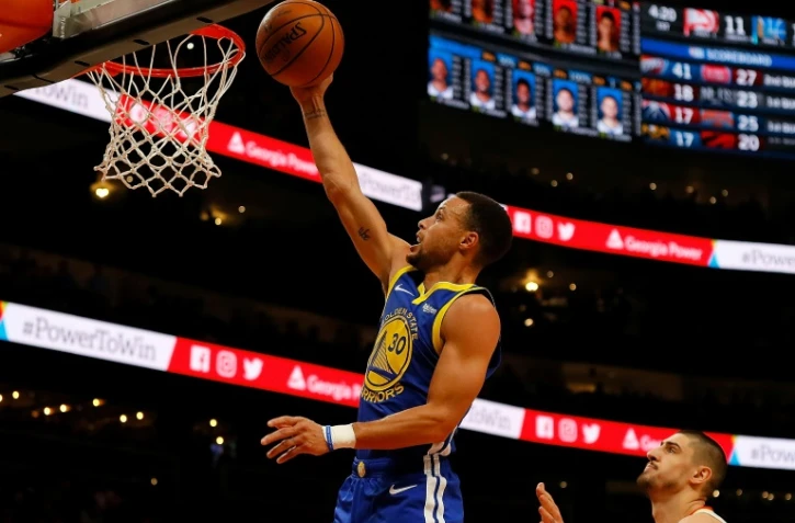 L'arrière des Golden State Warriors, Stephen Curry