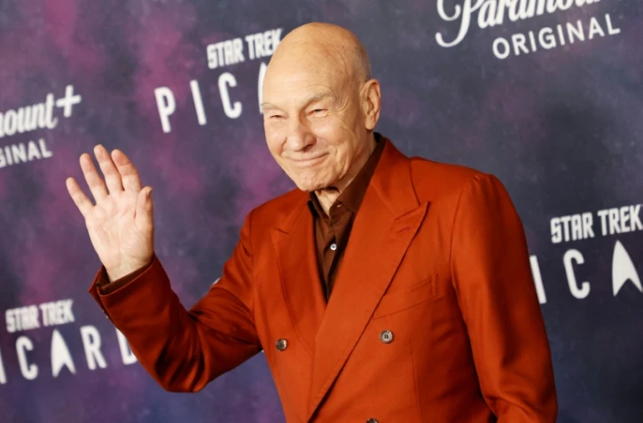 L'acteur britannique Patrick Stewart à Los Angeles aux États-Unis le 9 février 2023