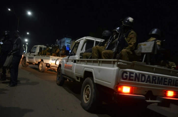 Des gendarmes burkinabé à Ouagadougou le 13 août 2017 