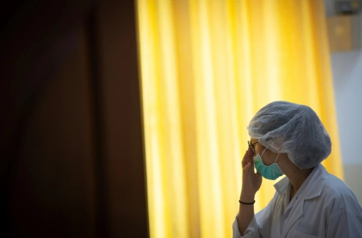 Une infirmière à l'hôpital de Chiang Rai dans le nord de la Thaïlande, le 10 juillet 2018