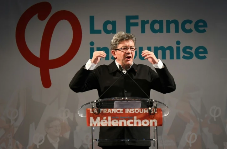 Jean-Luc Mélenchon au soir du second tour des législatives, le 18 juin 2017 à Marseille