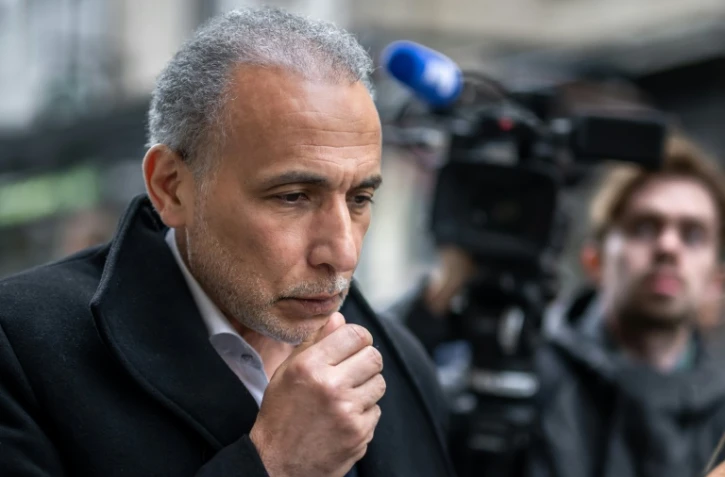 Tariq Ramadan à son arrivée au tribunal de Genève, le 16 mai 2023