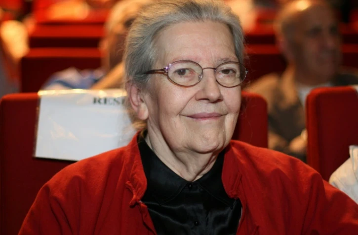 Josette Audin, le 21 juin 2007 à Paris, lors de la cérémonie de remise du prix Audin de mathématiques pour les cessions 2006 et 2007