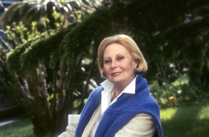 La comédienne française Michèle Morgan, le 6 mai 1983 au Festival de Cannes