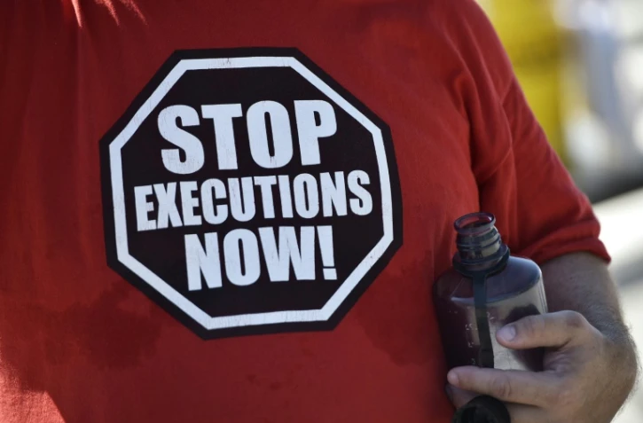 Manifestation pour l'abolition de la peine de mort aux Etats-Unis, le 29 juin 2016 à Washington