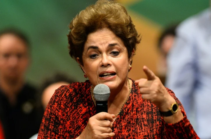 La présidente du Brésil Dilma Rousseff, le 24 août 2016 à Brasilia