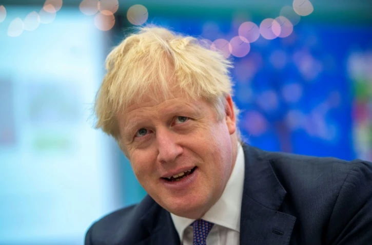 Le Premier ministre britannique Boris Johnson à Milton Keynes, dans le sud de l'Angleterre, le 25 octobre 2019