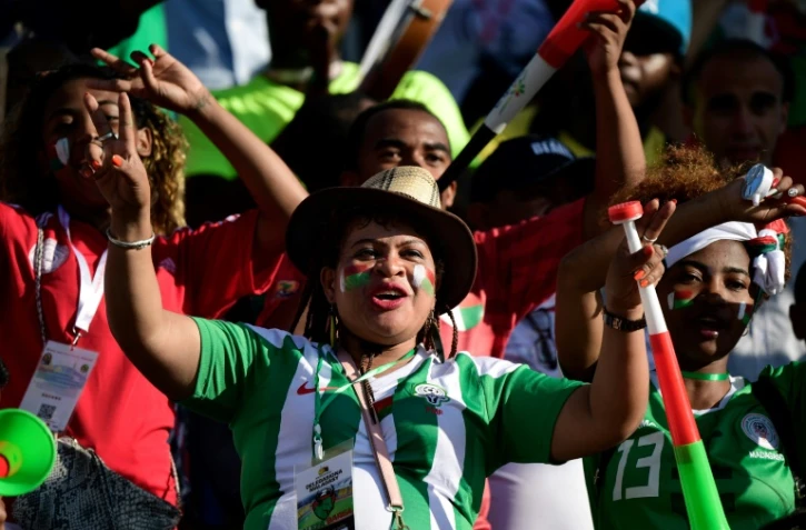 Une supportrice de Madagascar lors du match contre la RD Congo, le 7 juillet 2019 Ă Alexandrie