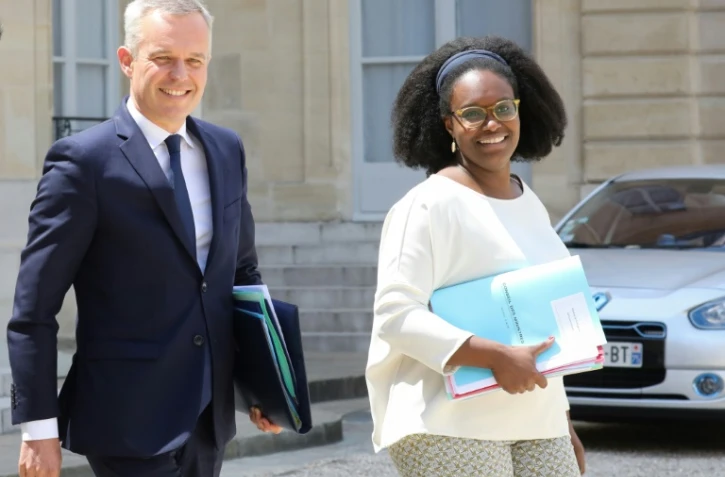 François de Rugy et Sibeth NDiaye le 10 juillet 2019 à l'Elysée