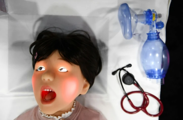 Le robot Pedia-Roid de l'entreprise japonaise tmsuk au salon de la tech de Las Vegas, le 5 janvier 2022