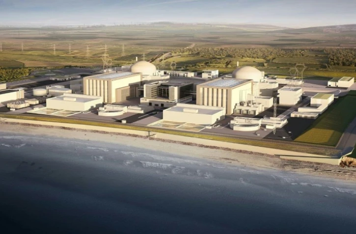 Une image de synthèse de la future centrale nucléaire de Hinkley point
