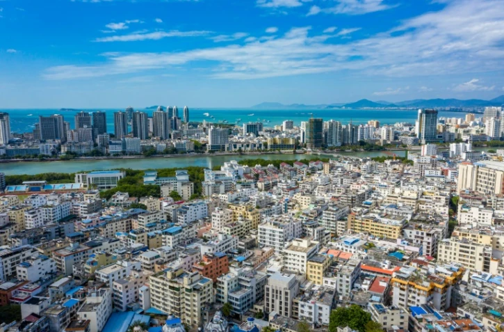 Le quartier résidentiel de Sanya, dans la province du Hainan dans le sud de la Chine, le 15 février 2023