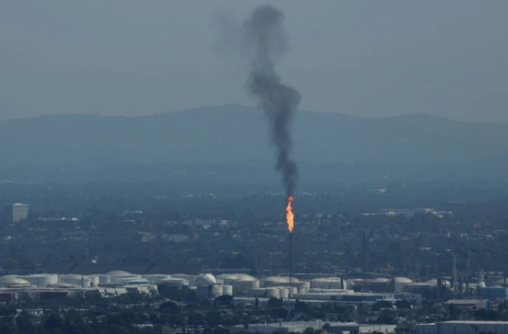 La raffinerie Marathon Petroleum Wilmington à Los Angeles (Californie), le 29 août 2025