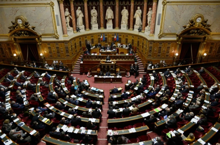Le Sénat lors d'un débat sur l'état d'urgence le 20 novembre 2015 à Paris