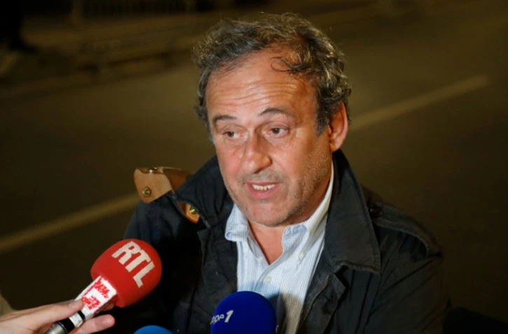 Michel Platini à Nanterre le 19 juin 2019