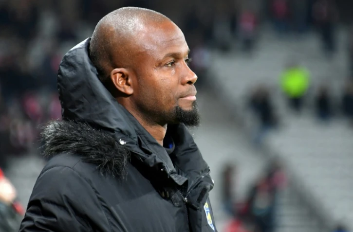 L'entraîneur du FC Sochaux Omar Daf durant un match de Coupe de France contre Lille, le 7 janvier 2019 à Villeneuve-d'Ascq