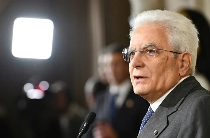 Le président italien Sergio Mattarella, le 10 décembre 2016 à Rome
