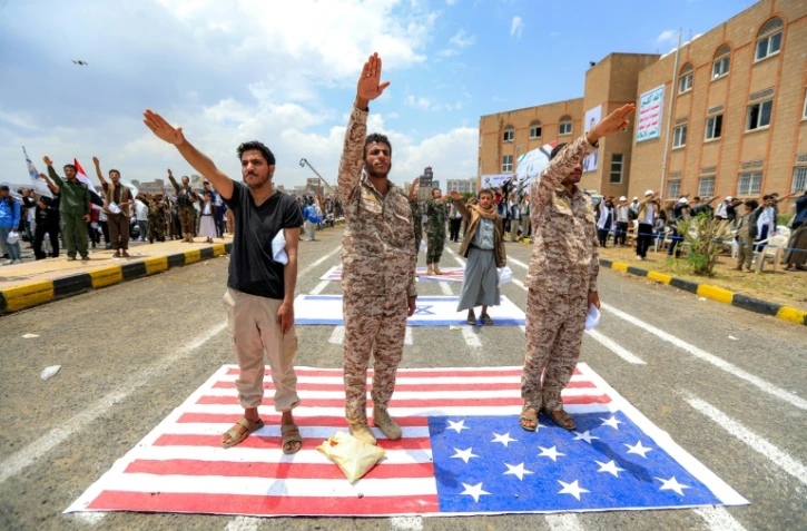 Manifestation de soutien aux rebelles houthis à Sanaa, au Yémen, le 22 juillet 2026