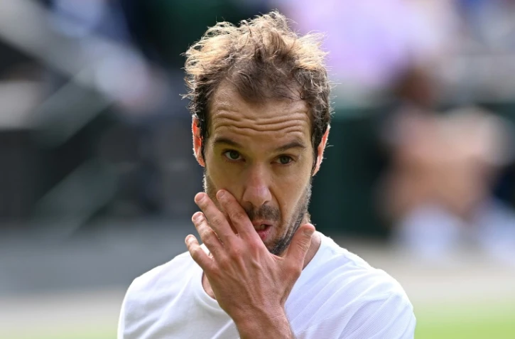 Le joueur de tennis français Richard Gasquet, le 1er juillet 2021 à Wimbledon