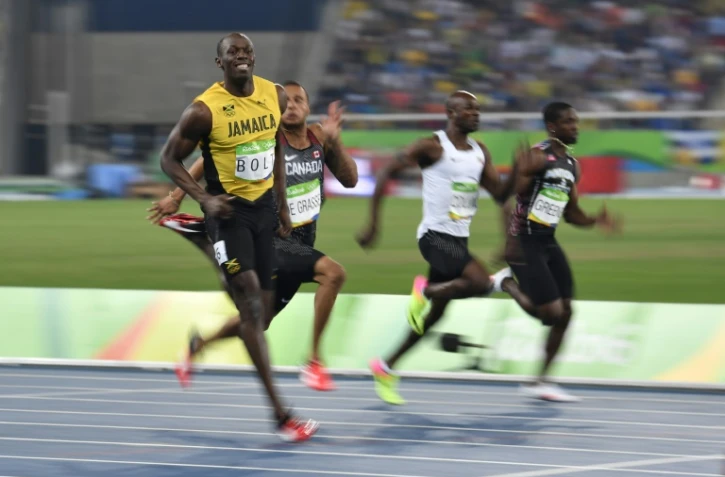 Usain Bolt sans rival dans sa demi-finale du 100 m aux Jeux de Rio, le 14 août 2016