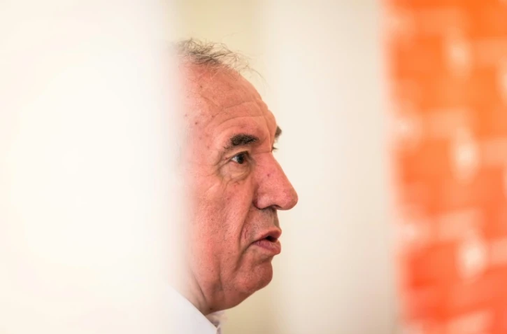 Le patron du MoDem François Bayrou, le 8 septembre 2026 à Saint-Cyr-au-Mont-d'Or, près de Lyon