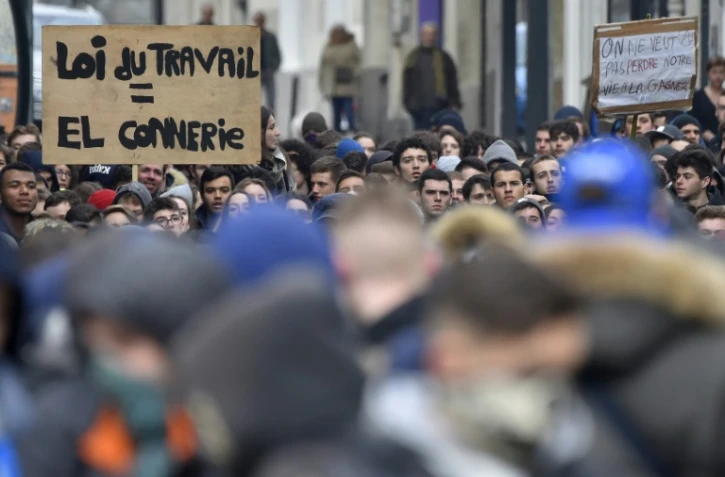 Manifestation contre la loi travail le 31 mars 2016 à Nantes 
