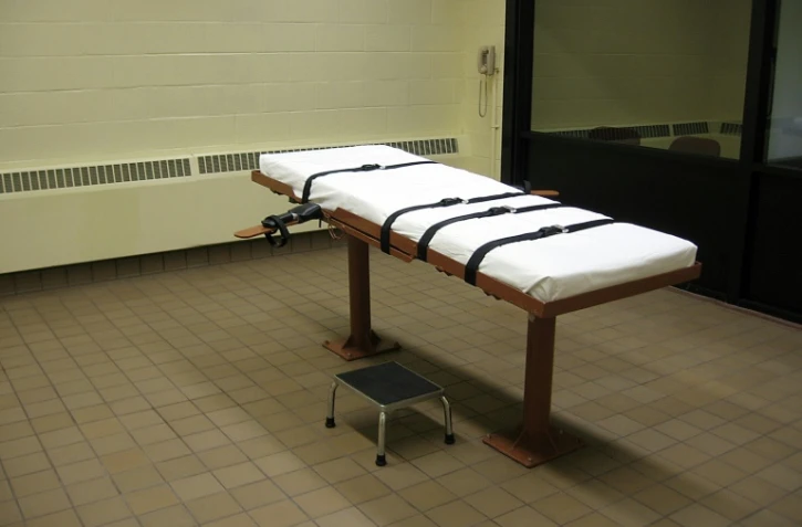 Une chambre d'exécution de la prison de Lucsville dans l'Ohio, le 30 novembre 2009