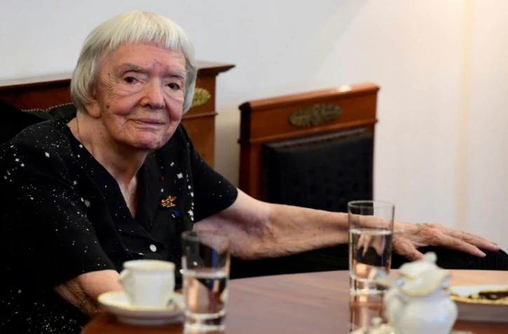 La plus ancienne militante des droits de l'homme russe et ex-dissidente soviétique Lioudmila Alexeeva, à Berlin le 30 mai 2016.