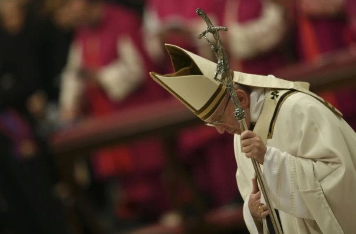 Le pape François lors de sa traditionnelle homélie de Noël, le 24 décembre 2016 au Vatican