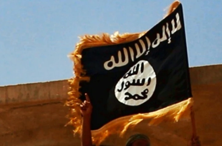 Le drapeau du groupe Etat islamique