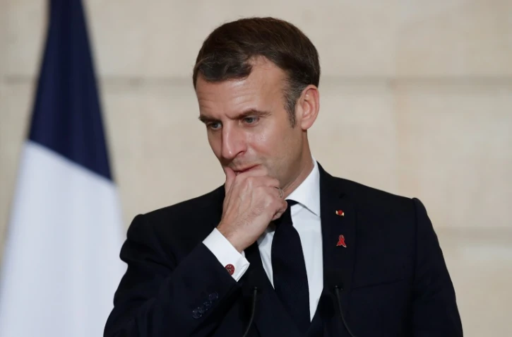 Le président Emmanuel Macron le 1er décembre 2020 à l'Elysée à Paris