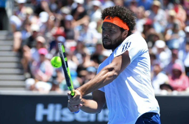Jo-Wilfried Tsonga, le 18 janvier 2017 à Melbourne
