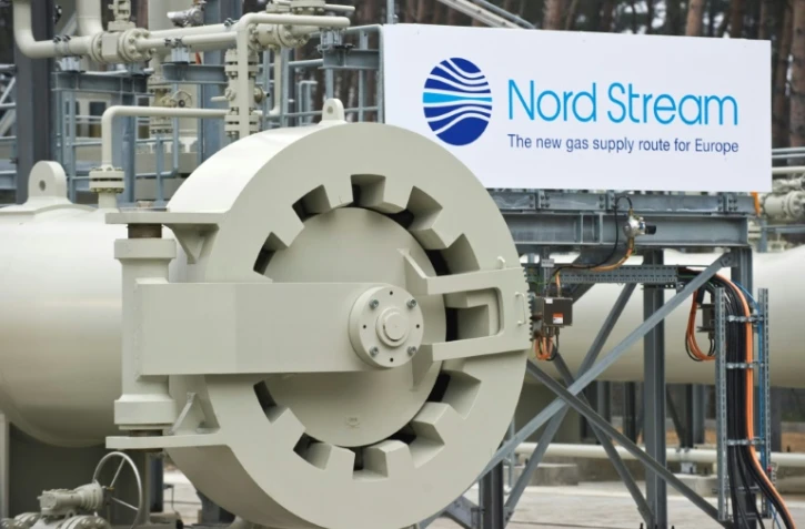 Photo d'archive datant du 8 novembre 2011 montrant un gazoduc Nordstream à Lubmin en Allemagne