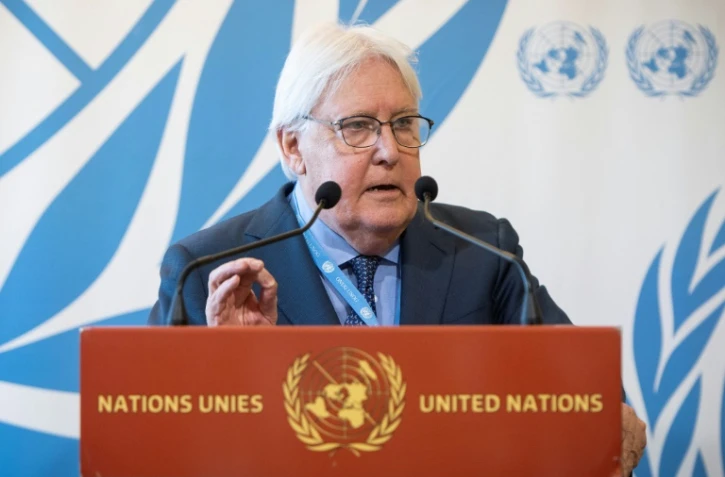 Le chef des opérations humanitaires de l'ONU Martin Griffiths, le 15 novembre 2023 à Genève