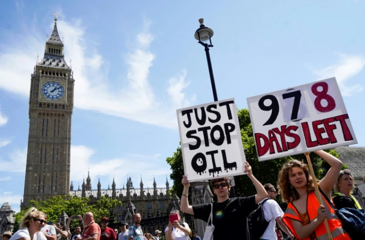 Manifestation contre la vie chère à Londres le 23 juillet 2022